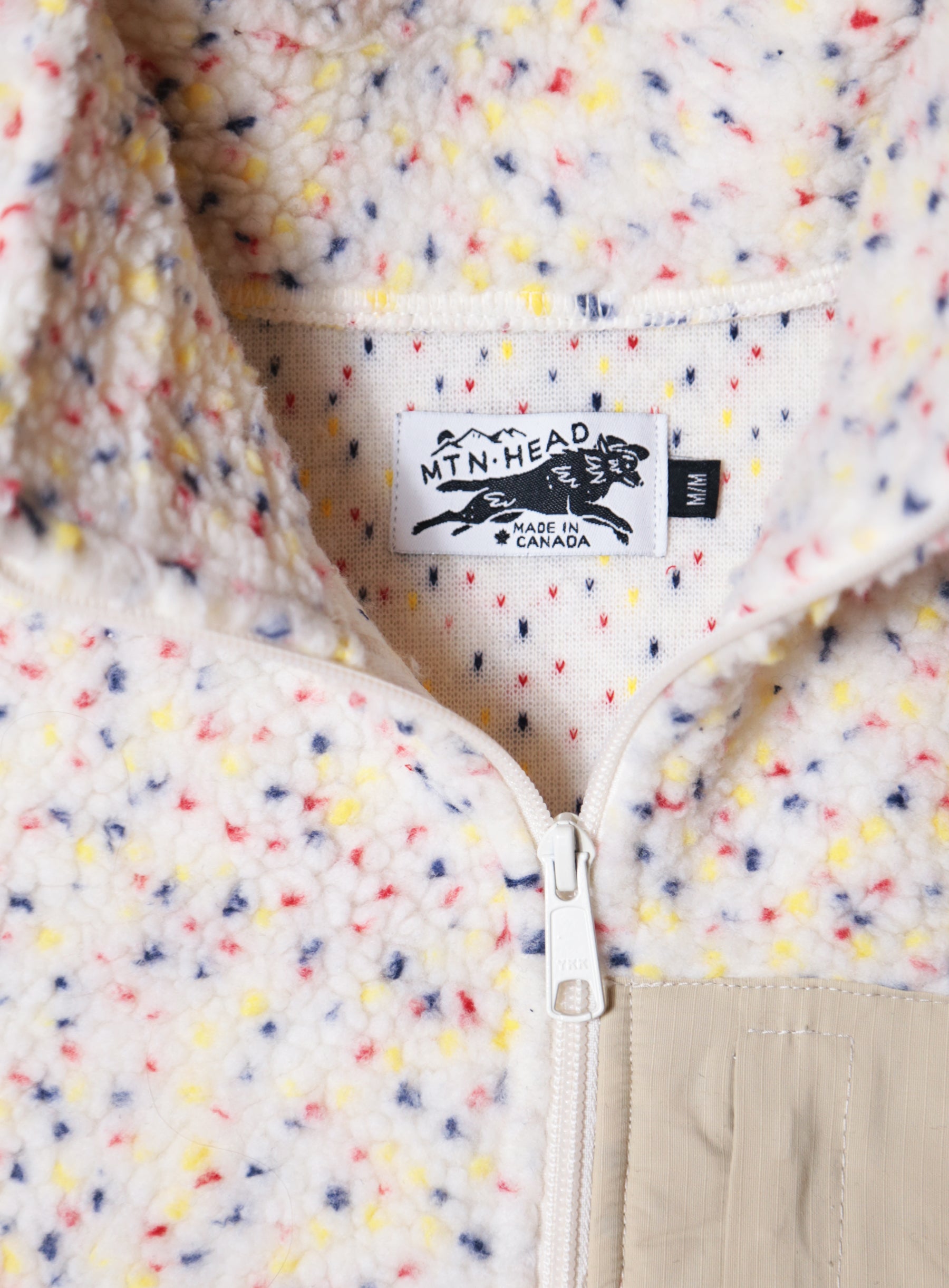 Alpine Sherpa Vest - Rainbow Speckle