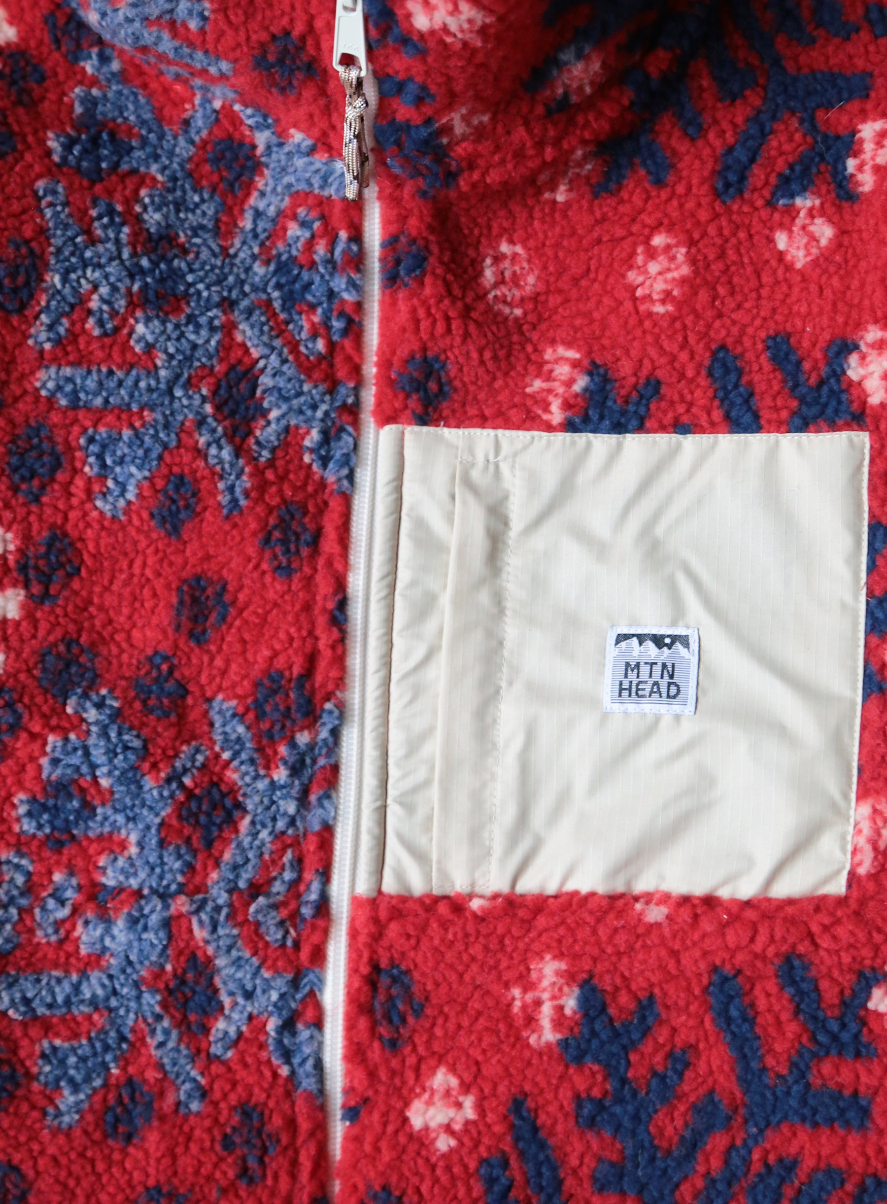 Alpine Full Zip  - Snowflake Sherpa