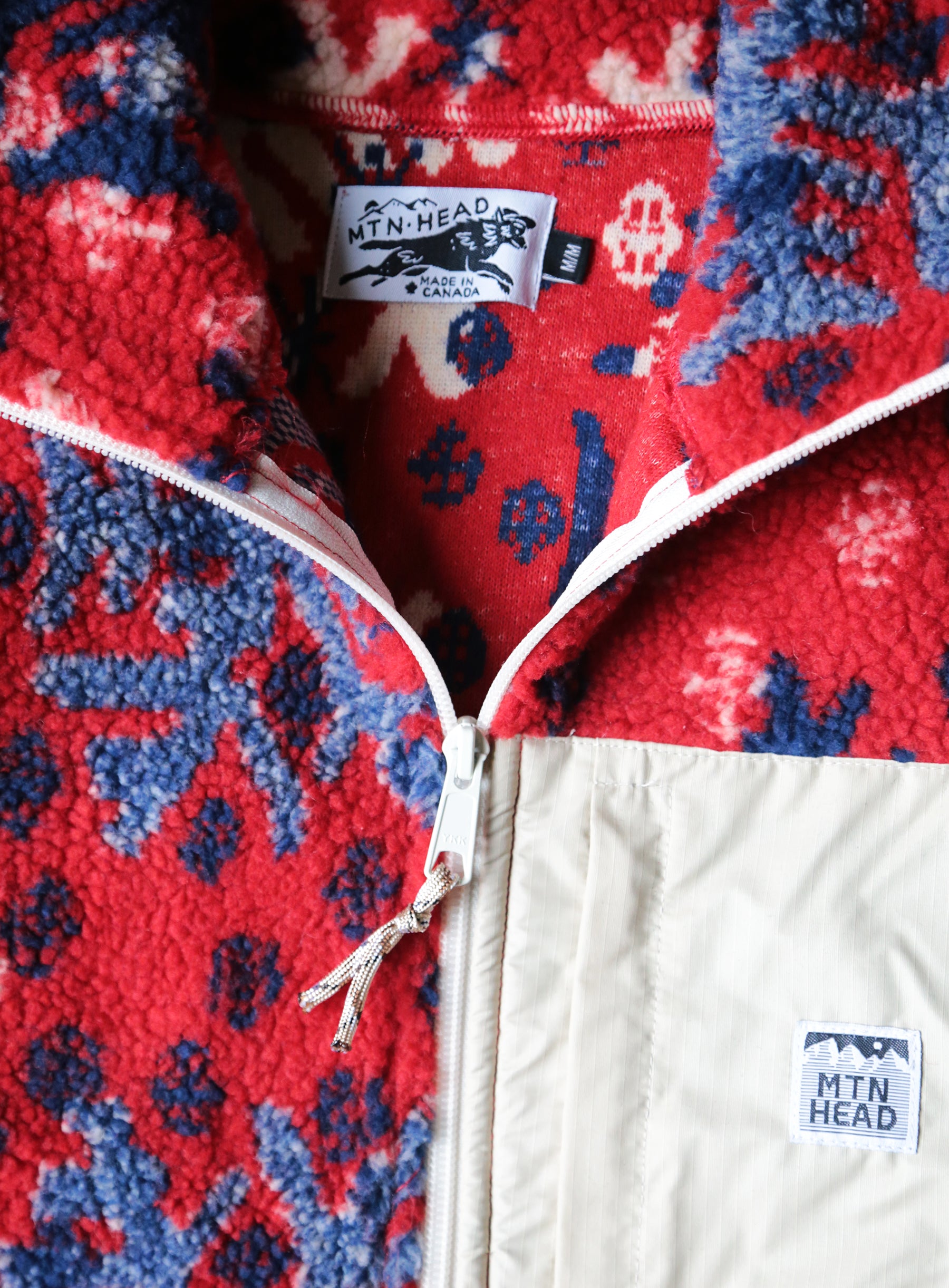 Alpine Full Zip  - Snowflake Sherpa