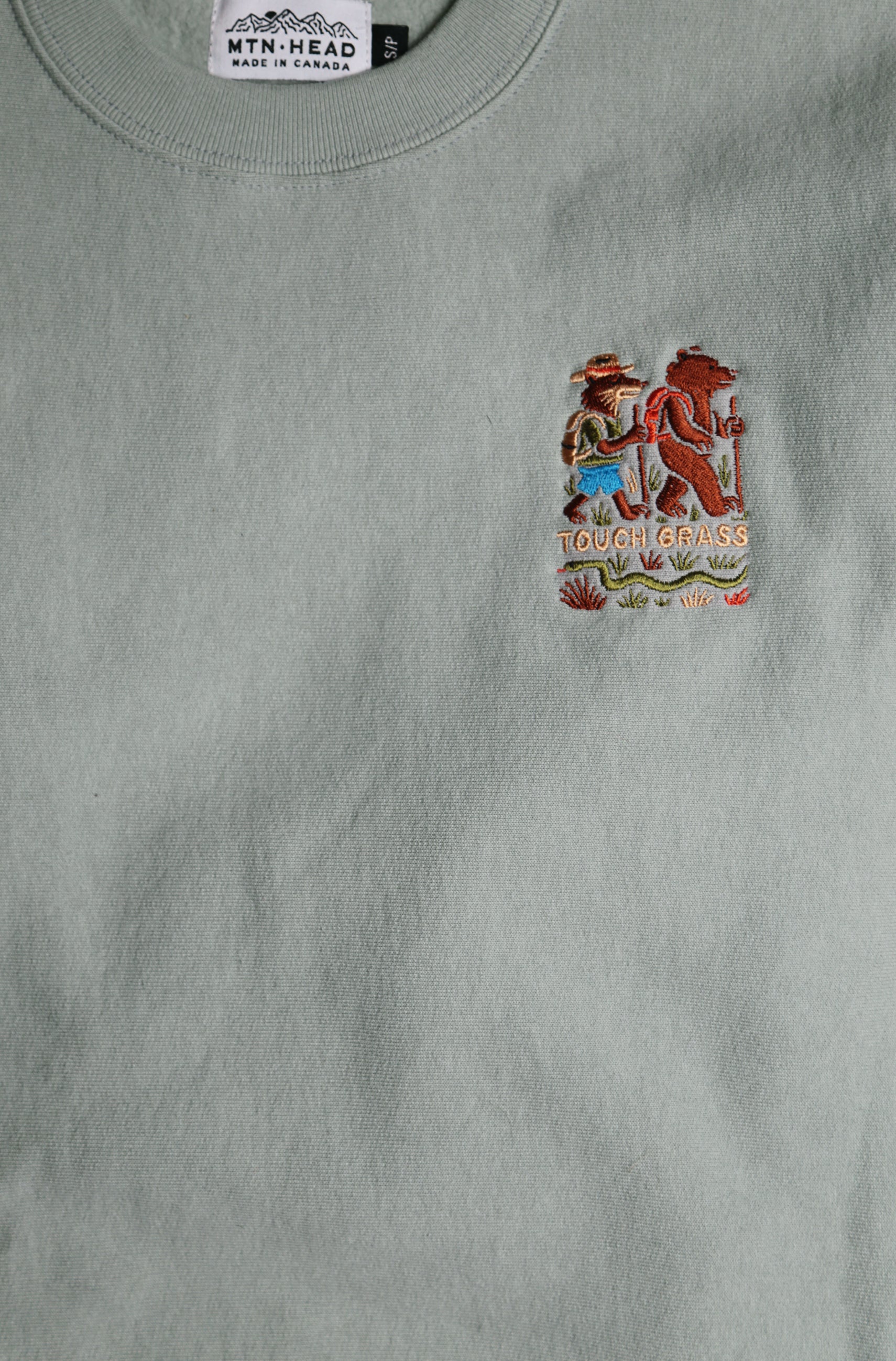Cabin Crew - Sage - Touch Grass Embroidery