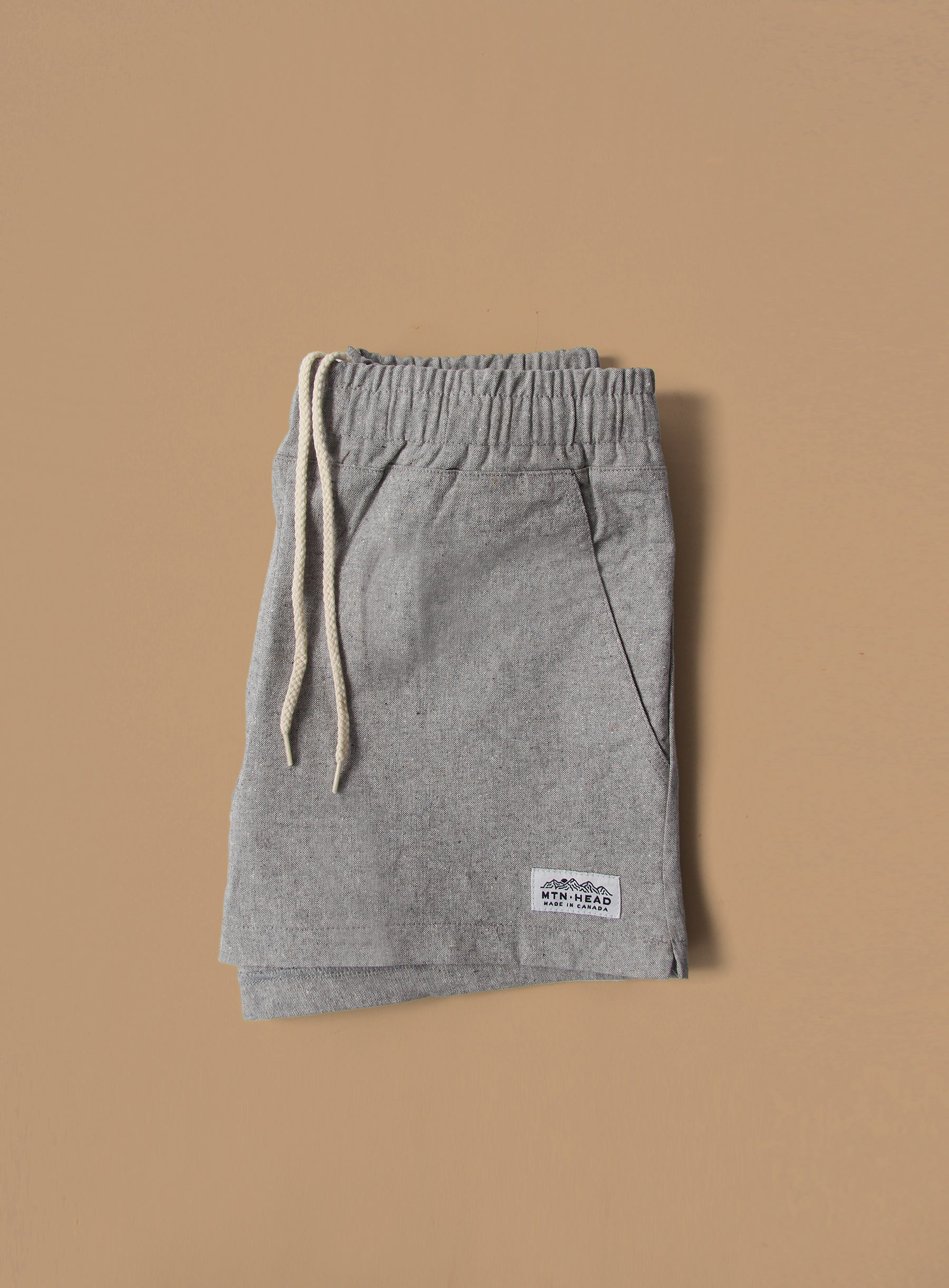 Track Shorts - Recycled Hemp Duck Grey