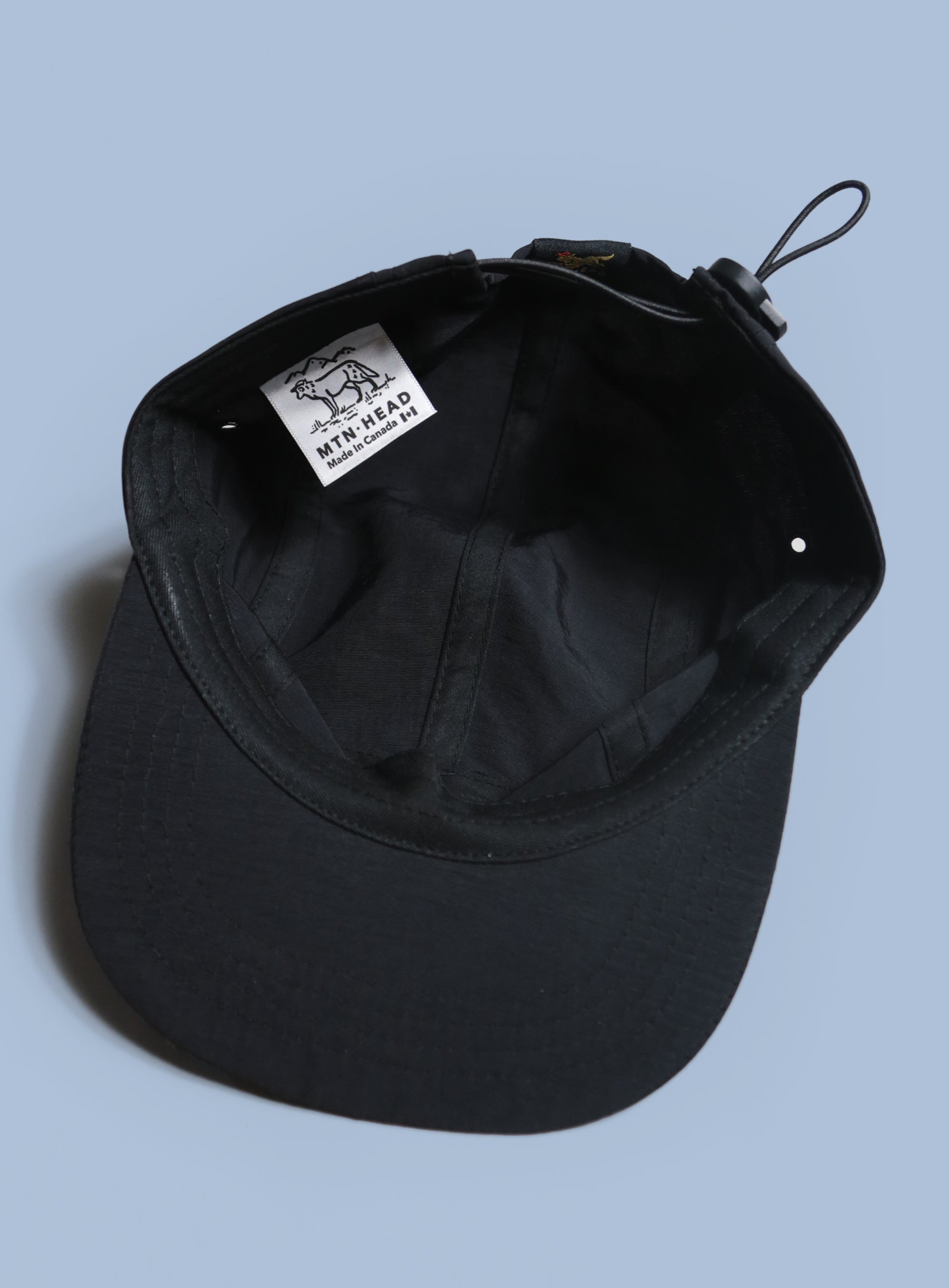 Trail Hat - Blank - Black Nylon