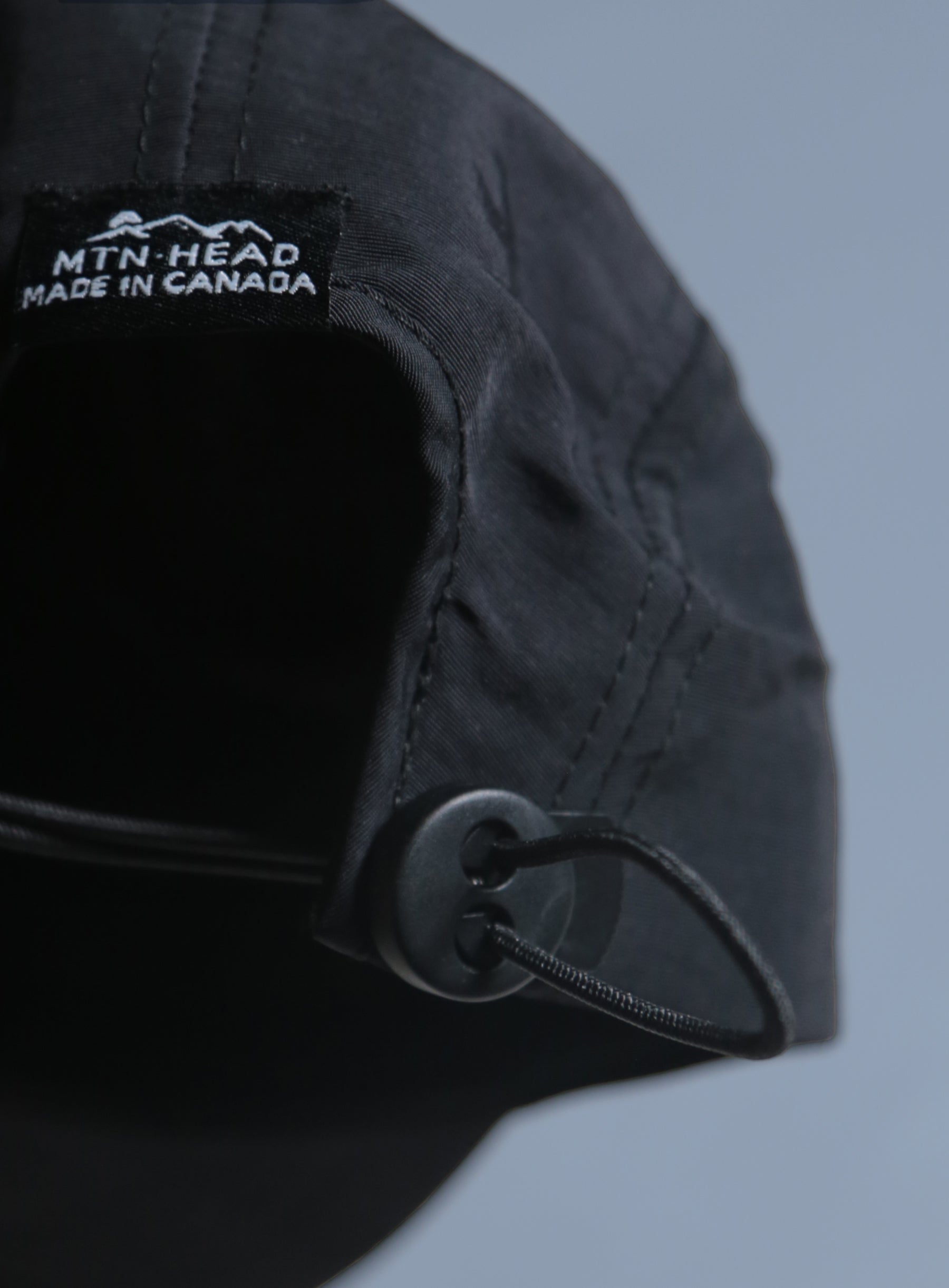 Trail Hat - Blank - Black Nylon