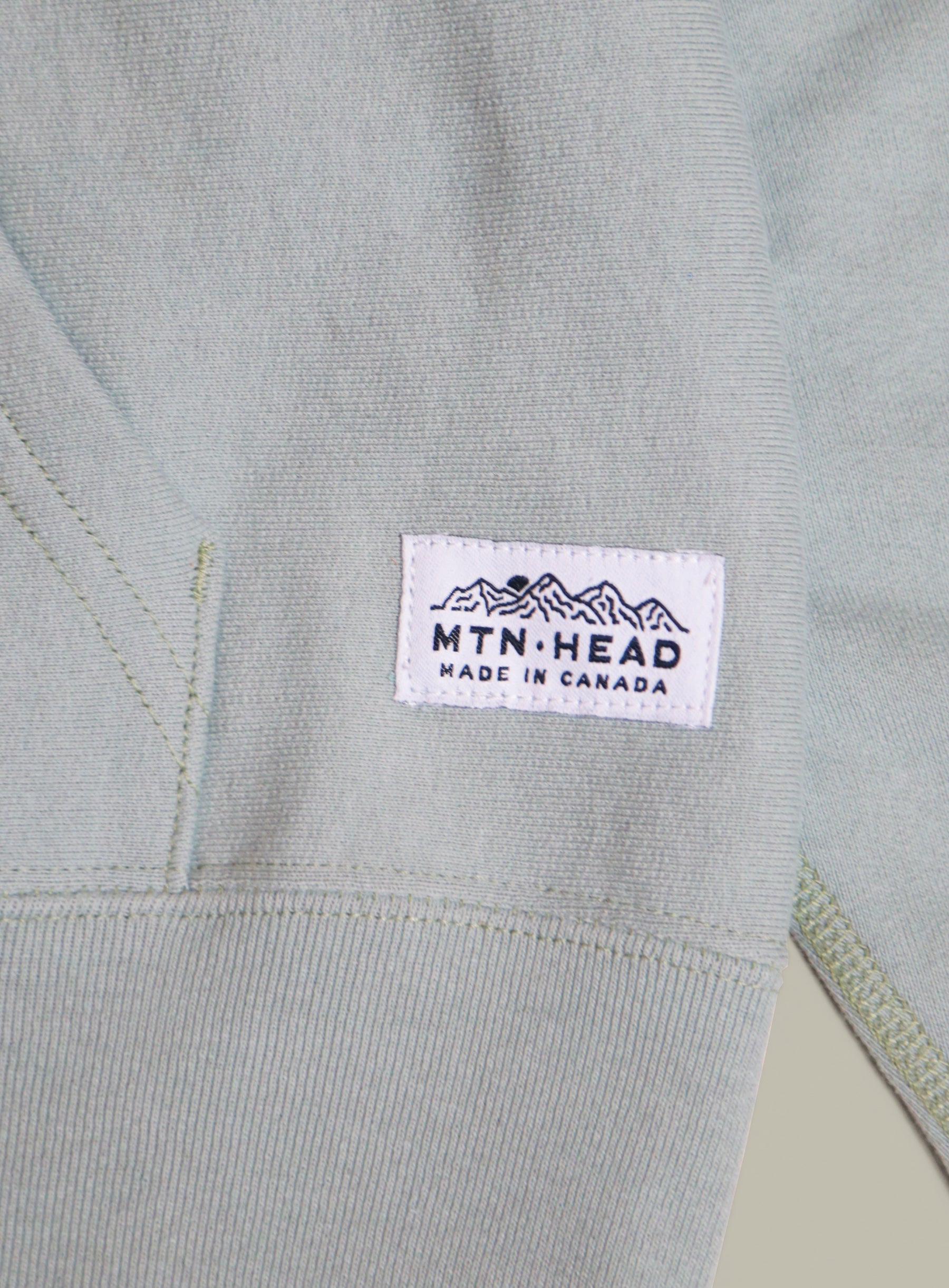 Pullover Cabin Hoodie - Sage - Respect the Locals Embroidery