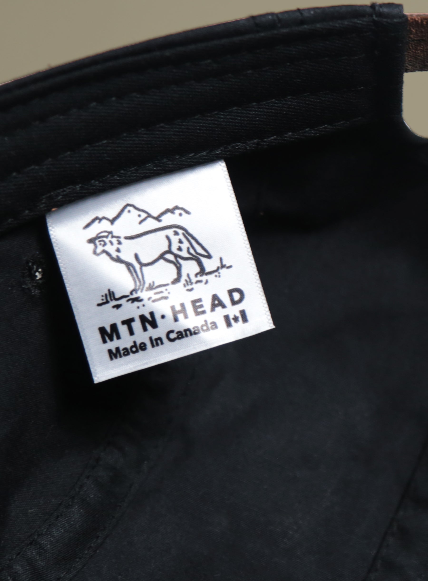 5 Panel - Blank - Black Waxed Cotton